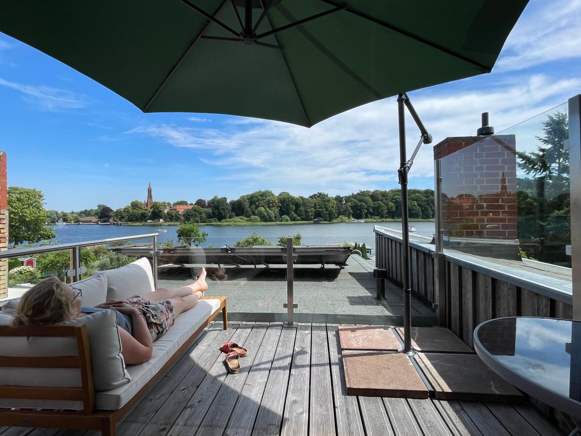 Ferienhaus Seekutter Mit Eigenem Seezugang Malchow  Exterior foto