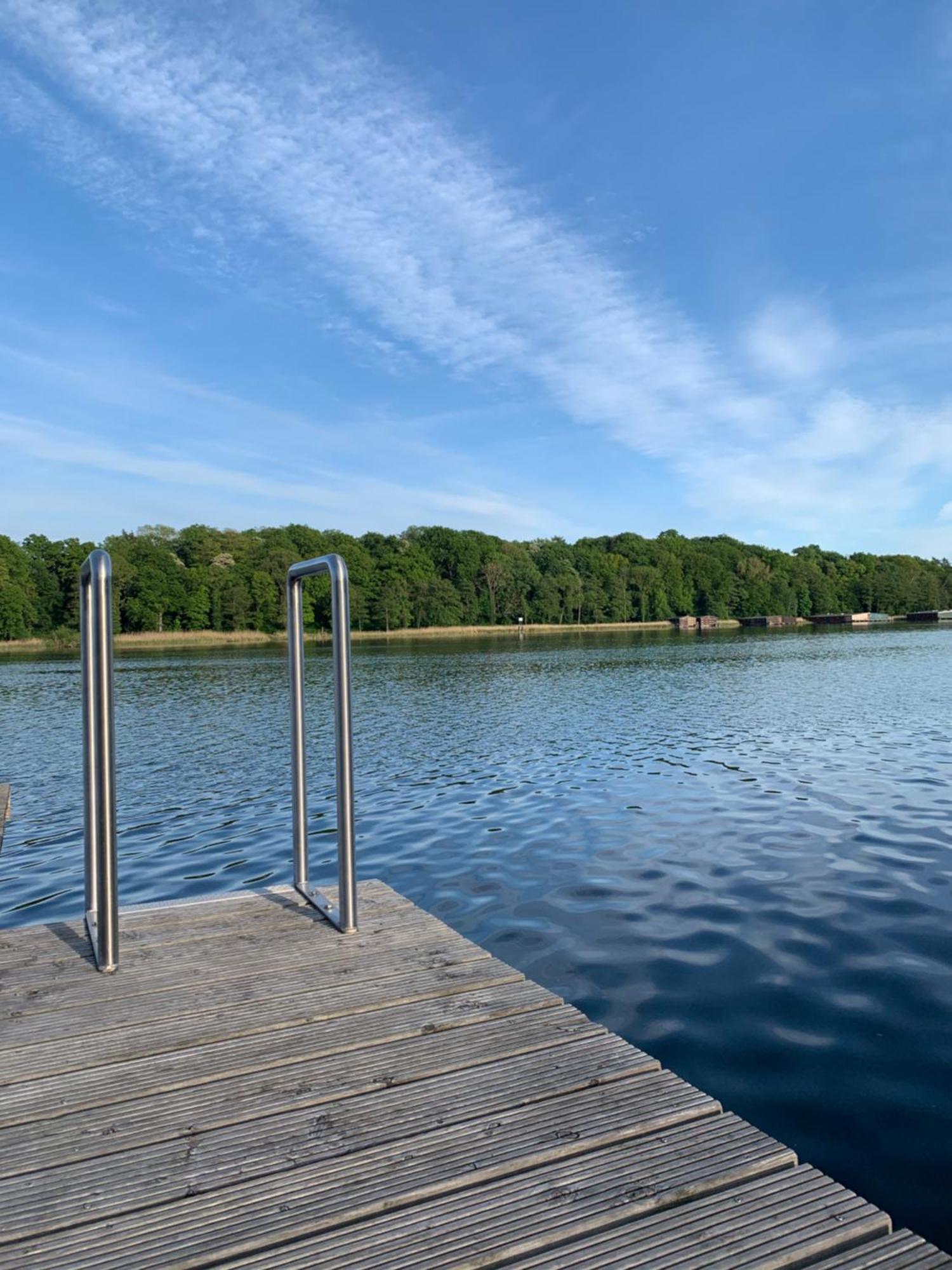 Ferienhaus Seekutter Mit Eigenem Seezugang Malchow  Exterior foto