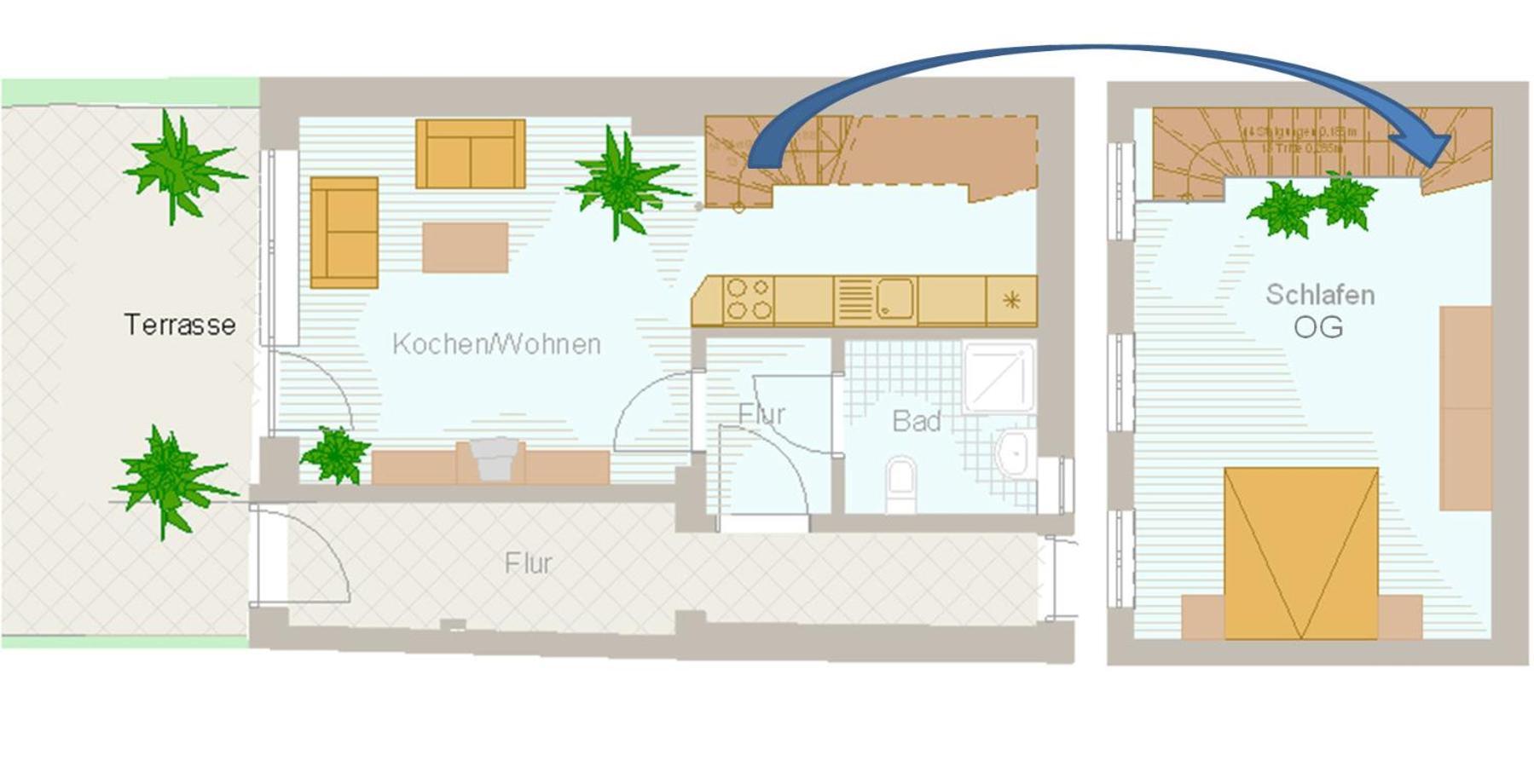 Ferienhaus Seekutter Mit Eigenem Seezugang Malchow  Zimmer foto